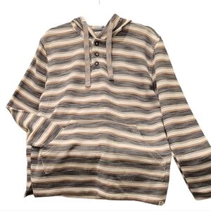 Striped Men's Hoodie by Free Planet in Sz. M